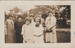 Lorena McNeil on the far right in the background. Fannie McClure on the left in the foreground. Circa 1927.